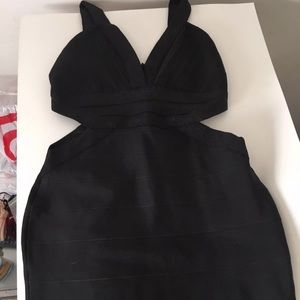 Bebe bandaged dress